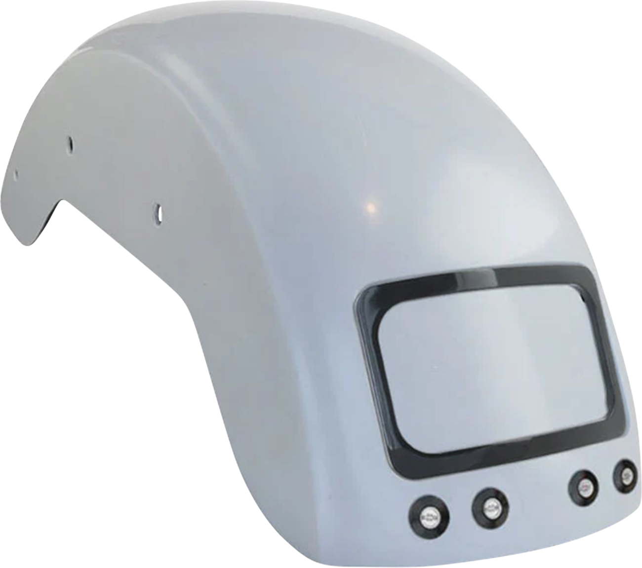 PAUL YAFFE BAGGER NATION The Fix Rear Fender - Black Frame Plate - Thunder Bolts - HD Softail PYO:CRF-M8ST-SG-TB-B