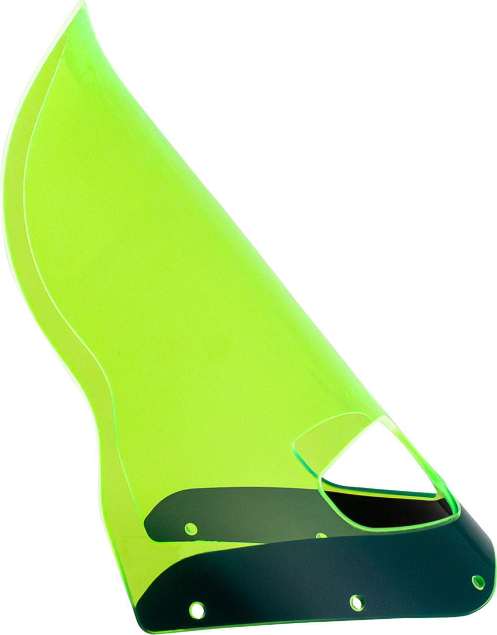 KLOCK WERKS Ice Flare® Windshield - 15" - Green Ice - Road Warrior Fairing KWW-06-0617