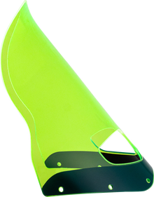 KLOCK WERKS Ice Flare® Windshield - 15" - Green Ice - Road Warrior Fairing KWW-06-0617