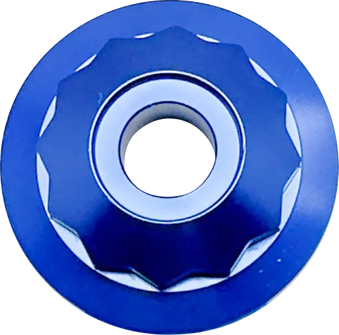 PAUL YAFFE BAGGER NATION Steering Stem Nut - Blue PYO:12PSK-18L-BE