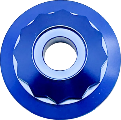 PAUL YAFFE BAGGER NATION Steering Stem Nut - Blue PYO:12PSK-18L-BE