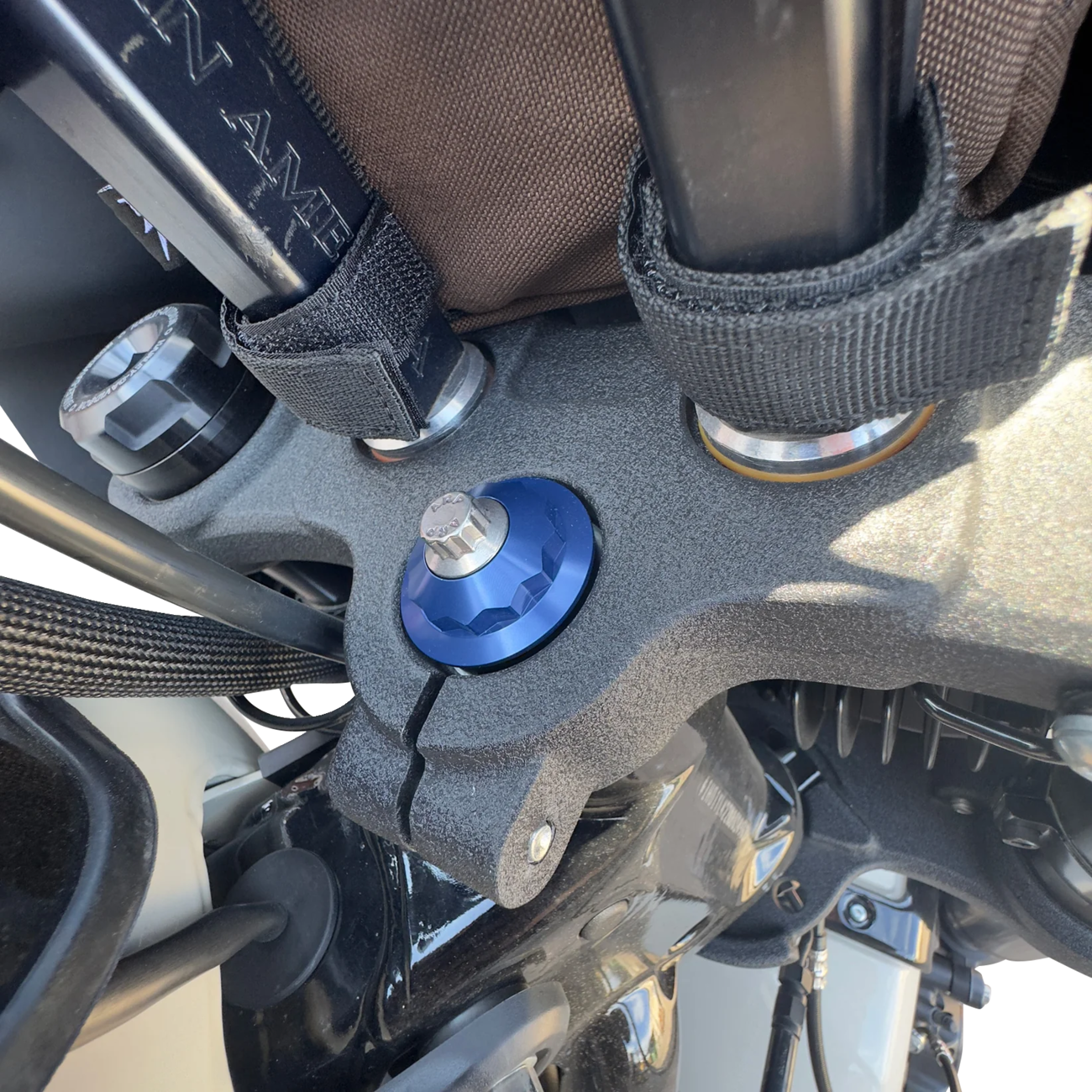 PAUL YAFFE BAGGER NATION Steering Stem Nut - Blue PYO:12PSK-18L-BE