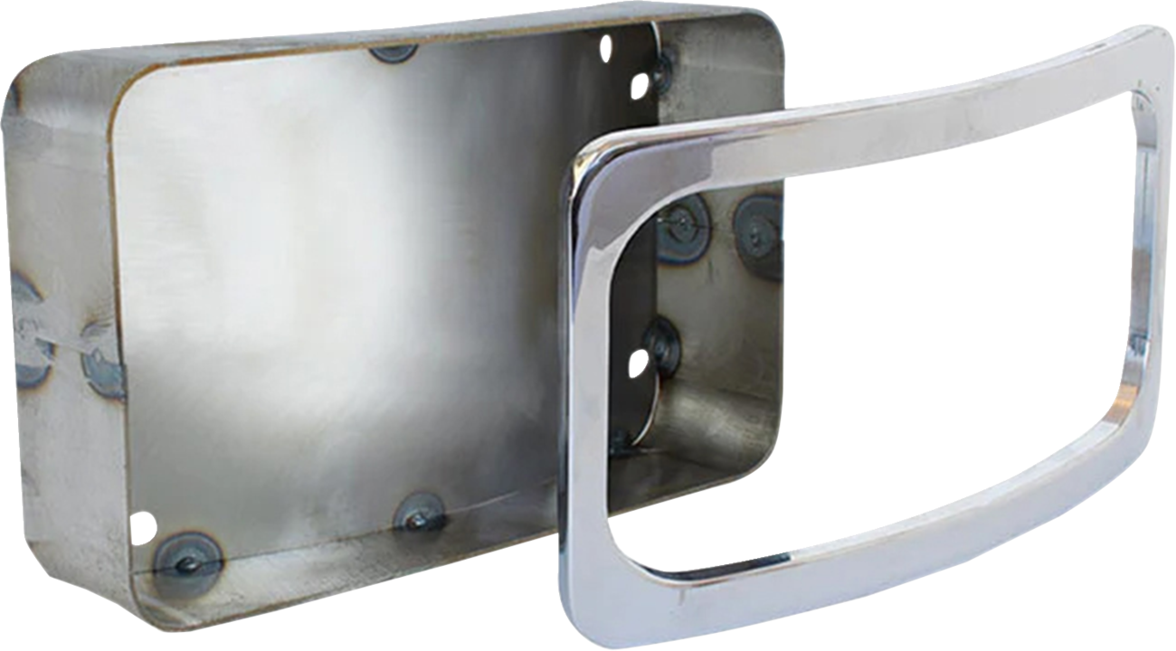 PAUL YAFFE BAGGER NATION License Plate Box - Chrome PYO:FREN-K-S-C
