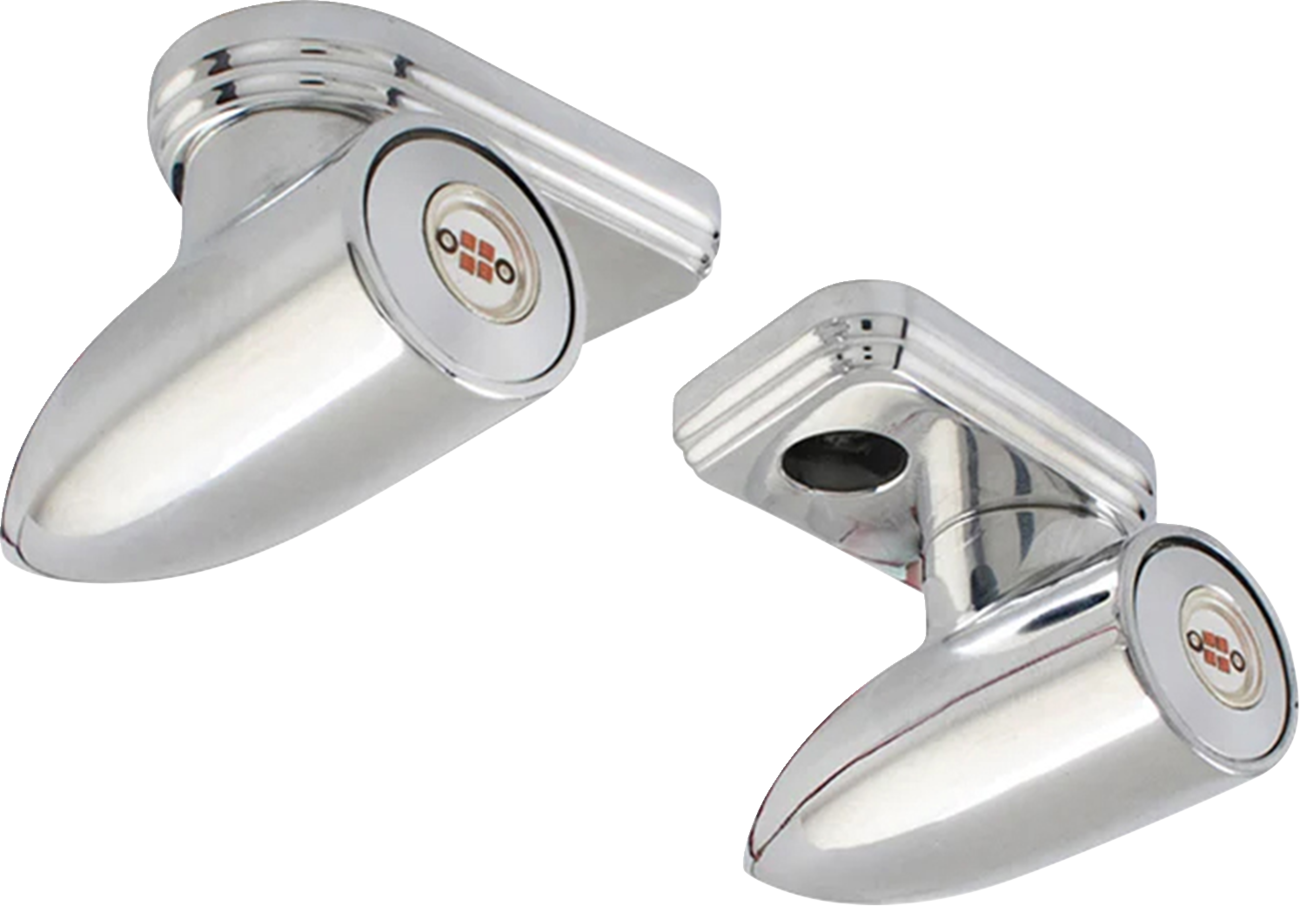 PAUL YAFFE BAGGER NATION Lightning Bullet Pro - Amber - Chrome PYO:LB-PM-AMB-C