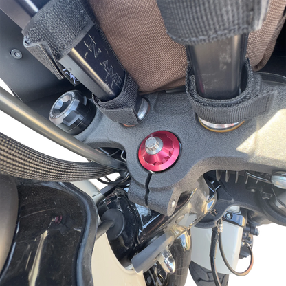 PAUL YAFFE BAGGER NATION Steering Stem Nut - Red PYO:12PSK-18L-RD