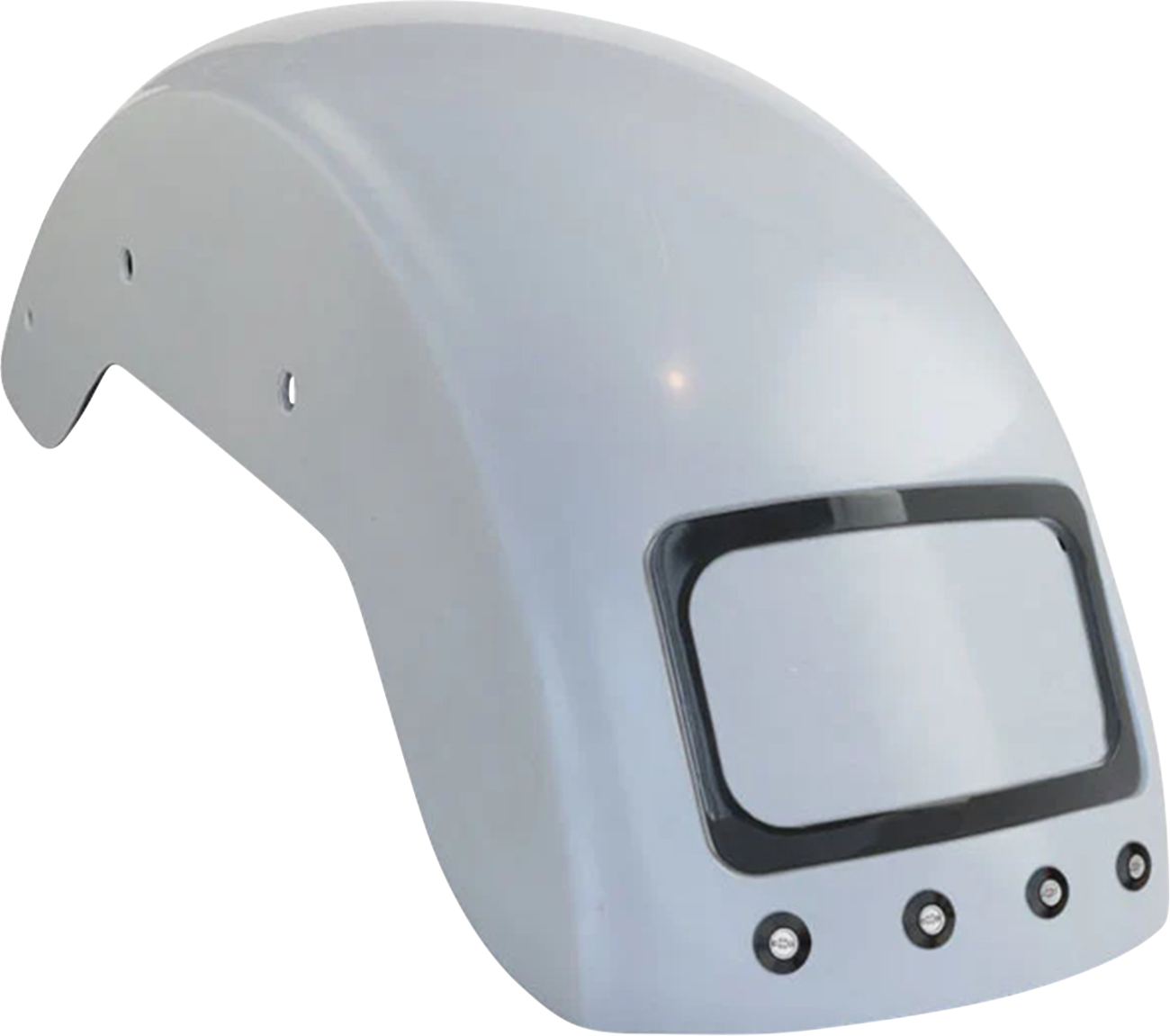 PAUL YAFFE BAGGER NATION The Fix Rear Fender - Black Frame Plate - Thunder Bolts - HD Softail PYO:CRF-M8ST-LR-LB-B