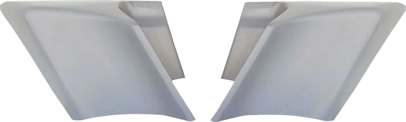 PAUL YAFFE BAGGER NATION Swoop Side Covers - Smooth - Stock Saddlebags - HD PYO:SSC-SM-14L-OEM