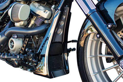 PAUL YAFFE BAGGER NATION Chin Spoiler - Dimple Die - HD Touring PYO:SCS-17L-P-DD