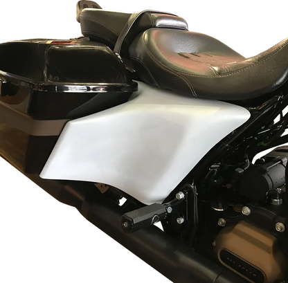 PAUL YAFFE BAGGER NATION Swoop Side Covers - Smooth - Stock Saddlebags - HD PYO:SSC-SM-14L-OEM