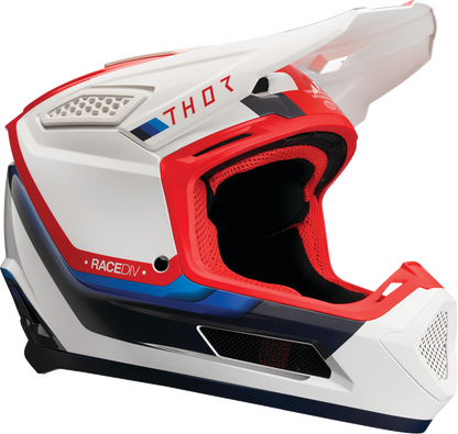 THOR Fleet Helmet - Defy - White/Red/Blue - 3XL 0110-9449