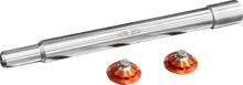 PAUL YAFFE BAGGER NATION Y-Axle with 12 Point Style Axle Cover Kit - Custom - Front - Orange - 1" PYO:YAXLE-07-TP-OR