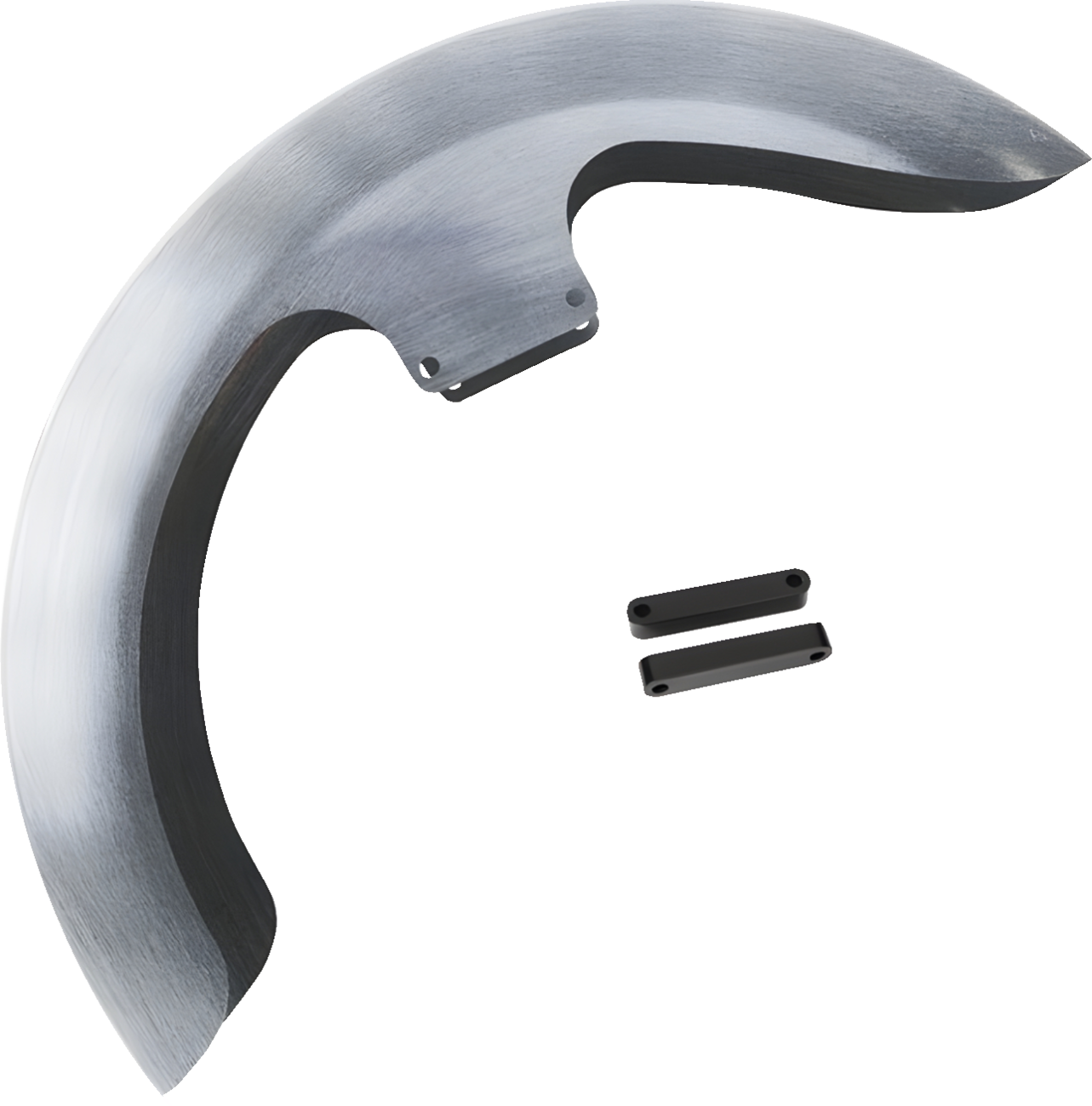 PAUL YAFFE BAGGER NATION Thicky Front Fender - OEM 16"-19" Wheel - With Black Adapters PYO:THICKY-OEM-14L-B