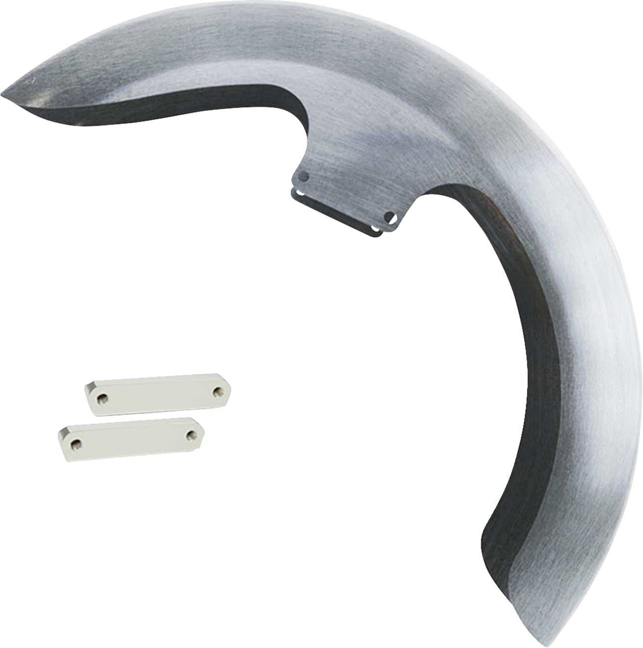PAUL YAFFE BAGGER NATION Thicky Front Fender - OEM 16"-19" Wheel - With Chrome Adapters PYO:THICKY-OEM-14L-C