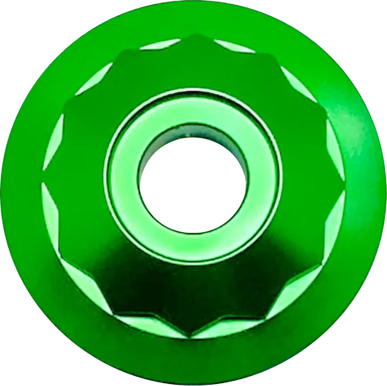 PAUL YAFFE BAGGER NATION Steering Stem Nut - Green PYO:12PSK-18L-GN