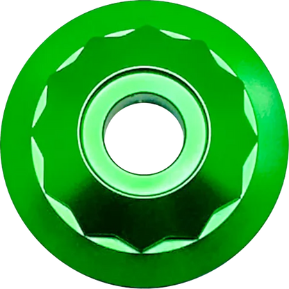 PAUL YAFFE BAGGER NATION Steering Stem Nut - Green PYO:12PSK-18L-GN