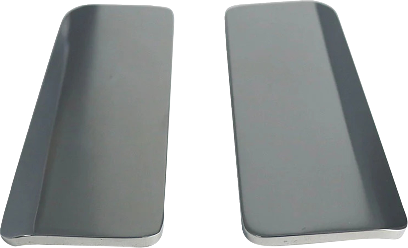 PAUL YAFFE BAGGER NATION Saddlebag Skid Plates - Silver PYO:SBSP