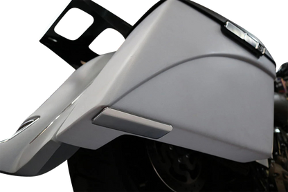 PAUL YAFFE BAGGER NATION Saddlebag Skid Plates - Silver PYO:SBSP