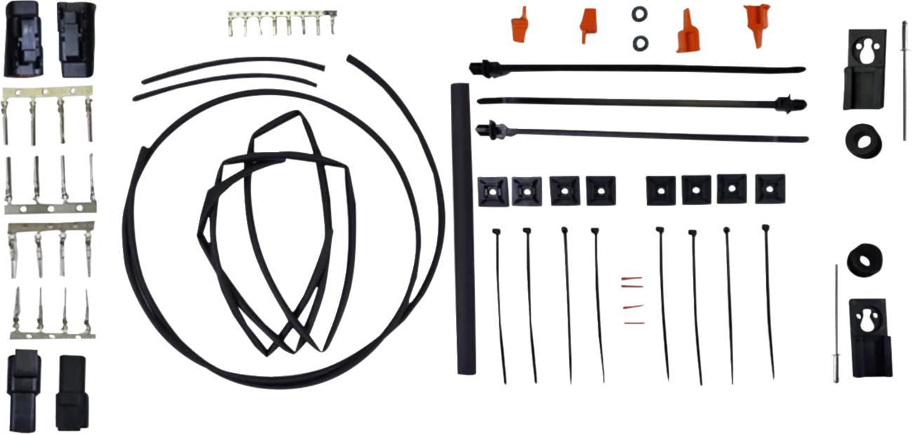 PAUL YAFFE BAGGER NATION Wiring Install Kit - Saddlebag Lights PYO:BLIK-BOLTS
