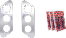 PAUL YAFFE BAGGER NATION Thunder-Pod Taillight Kit - Slanted - Chrome PYOTSLPC
