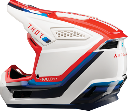THOR Fleet Helmet - Defy - White/Red/Blue - 4XL 0110-9450