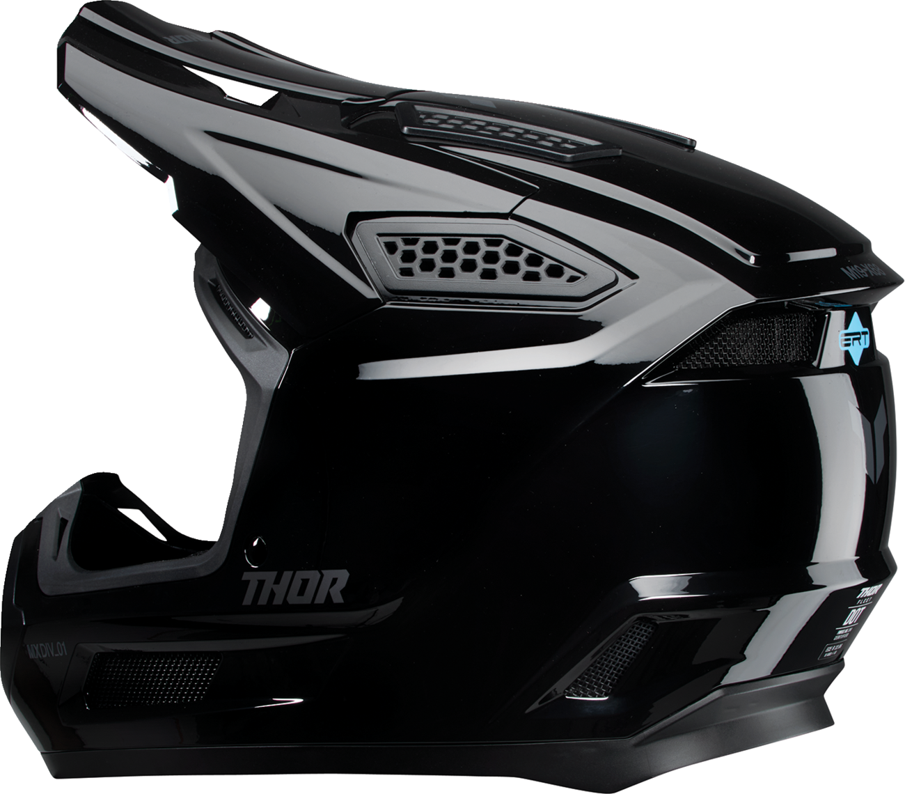 THOR Fleet Helmet - Blackout - Gloss Black - 4XL 0110-9448