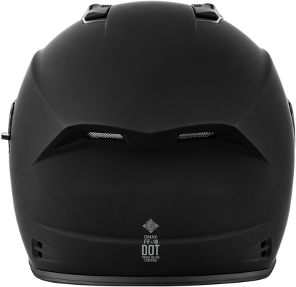 Ff 18 Solid Helmets Matte Black Md