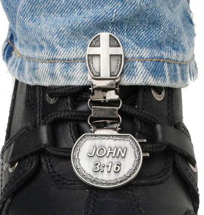 Clips For Laced Boots John 3:16