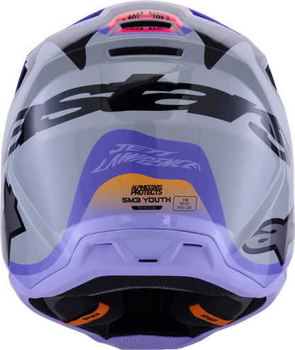 Jettson Sm3 Youth Helmet Gry/Purp/Blk Glossy Ym