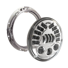 8790a2 Adaptive Headlt 7" Chr Bezel W/Mount Ring