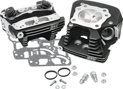 S&S Cycle 08-16 Touring Super Stock 79cc Cylinder Head Kit - Wrinkle Black