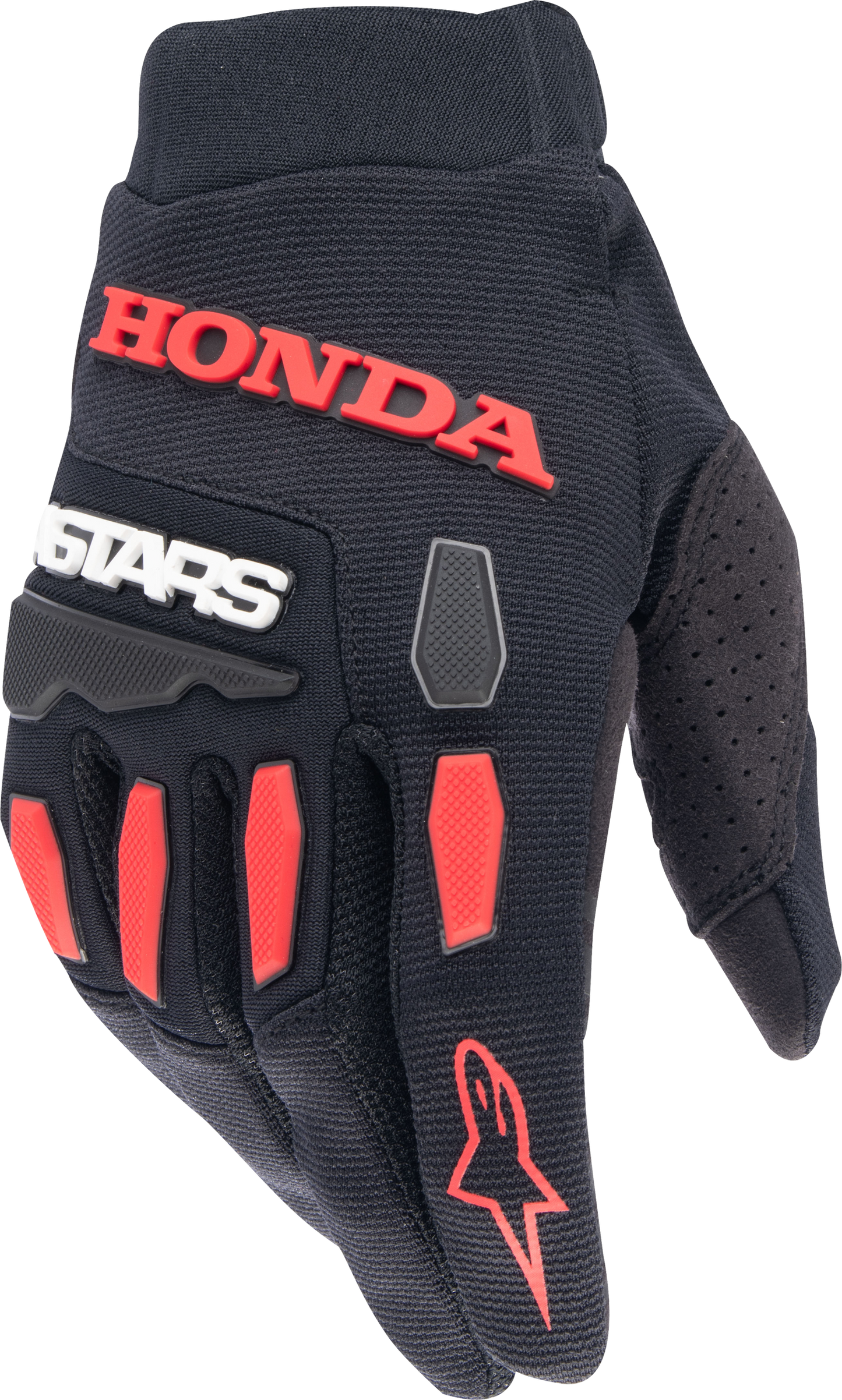 Honda Full Bore Gloves Black/Bright Red 3x