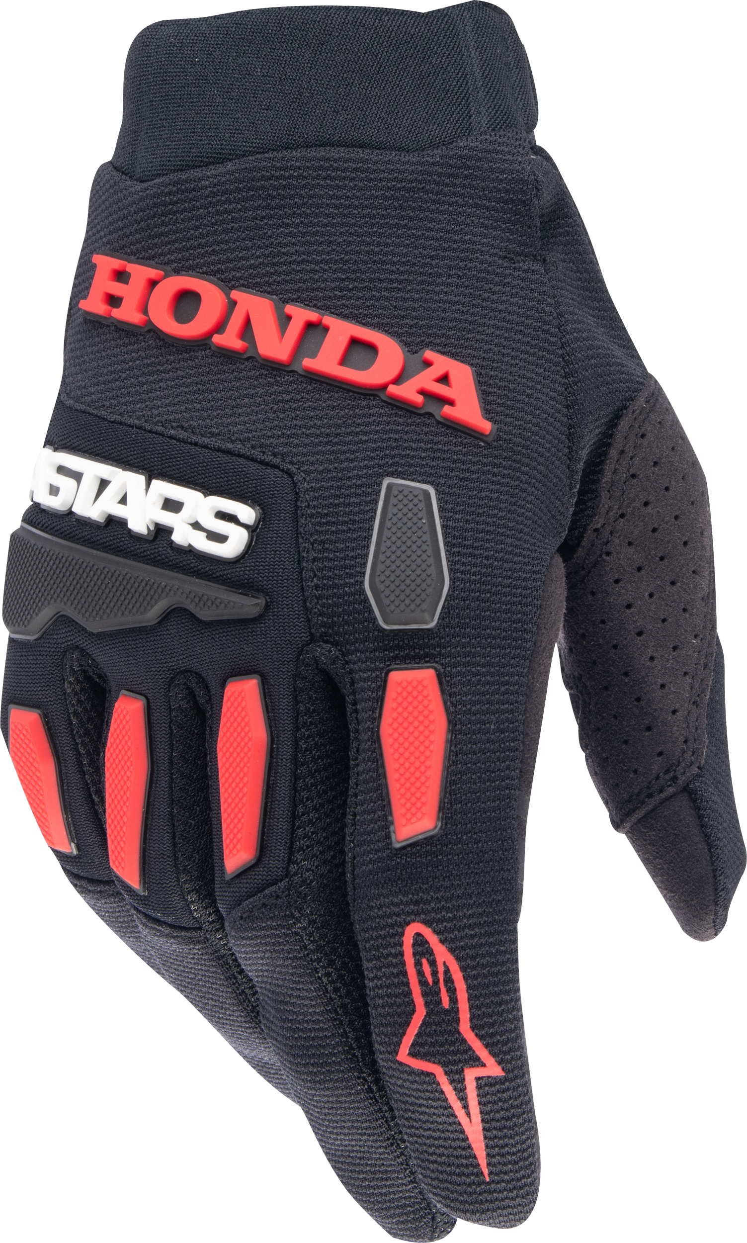 Honda Full Bore Gloves Black/Bright Red 3x