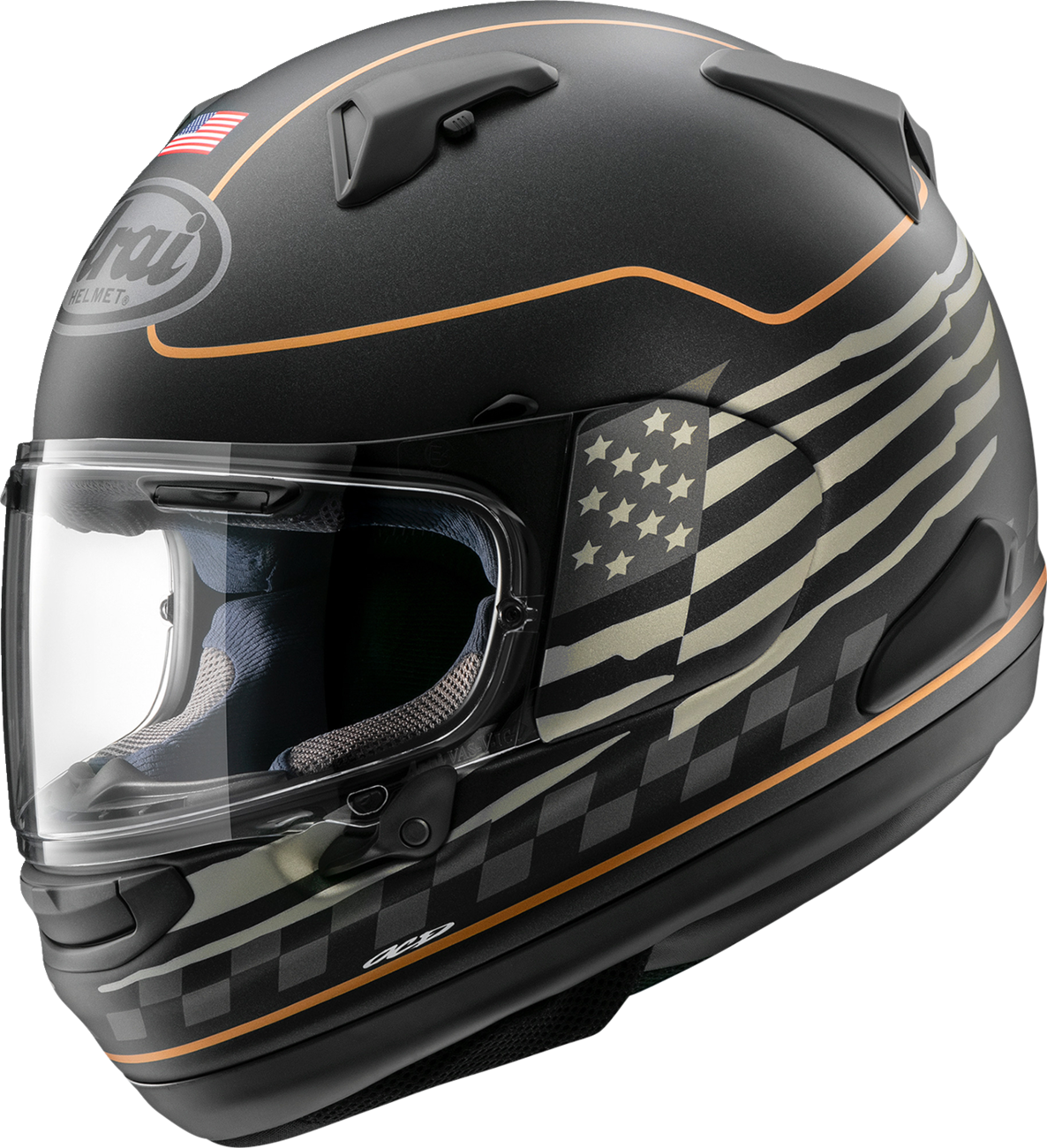 ARAI HELMETS Signet-X Helmet - US Flag - Black Frost - Medium 0101-18519