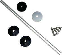 CUSTOM DYNAMICS Front Axle Cover Kit - Black - M8 CD-AC-B