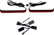CUSTOM DYNAMICS Saddlebag Lights - Low Profile - Red LEDs - Red Lens CD-LP-2026-R