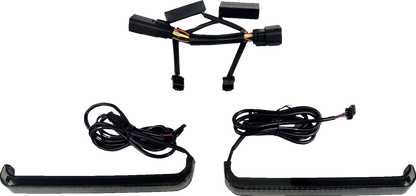 CUSTOM DYNAMICS Saddlebag Lights - Low Profile - Red LEDs - Smoke Lens CD-LP-2026-S