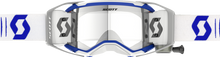 SCOTT Prospect 2.0 WFS Goggle - Roll-Off - Doppler - White/Blue - Clear Lens 4214748208113
