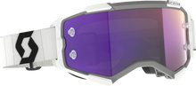 SCOTT Fury Goggle - White/Black - Purple Chrome Lens 2728281035281