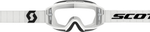 SCOTT Split OTG Goggle - White/Black - Clear Lens 2855371035113