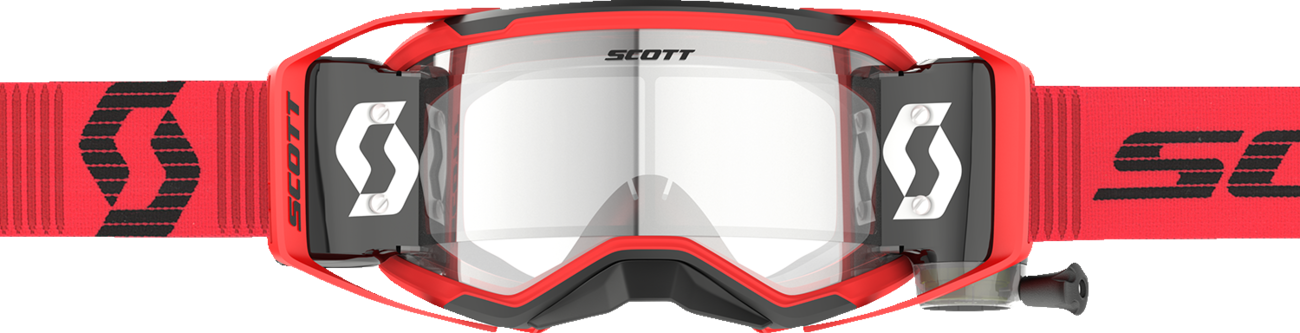 SCOTT Prospect 2.0 WFS Goggle - Roll-Off - Red/Black - Clear Lens 4214741018113