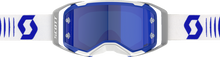 SCOTT Prospect 2.0 Amp Goggle - Doppler - White/Blue - Blue Chrome Lens 4214788208349