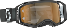 SCOTT Prospect 2.0 Amp Goggle - Black/White - Gold Chrome Lens 4214781007324