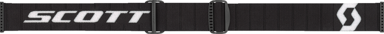 SCOTT Fury WFS Goggle - Roll-Off - Black/White - Clear Lens 2785961007113