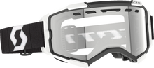 SCOTT Fury Enduro Goggle - Black/White - Clear Lens 4032651007113