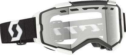 SCOTT Fury Enduro Goggle - Black/White - Clear Lens 4032651007113