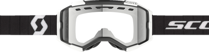 SCOTT Fury Enduro Goggle - Black/White - Clear Lens 4032651007113