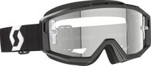 SCOTT Split OTG Goggle - Black/White - Clear Lens 2855371007113