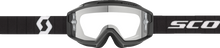 SCOTT Split OTG Goggle - Black/White - Clear Lens 2855371007113