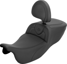 SADDLEMEN Roadsofa™ Extended Reach Seat - with Backrest - Plain - FLRT/FLTRT '15-'25 815-07-188BR