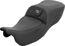 SADDLEMEN Roadsofa™ Extended Reach Seat - without Backrest - Carbon Fiber - FLRT/FLTRT '15-'25 815-07-186